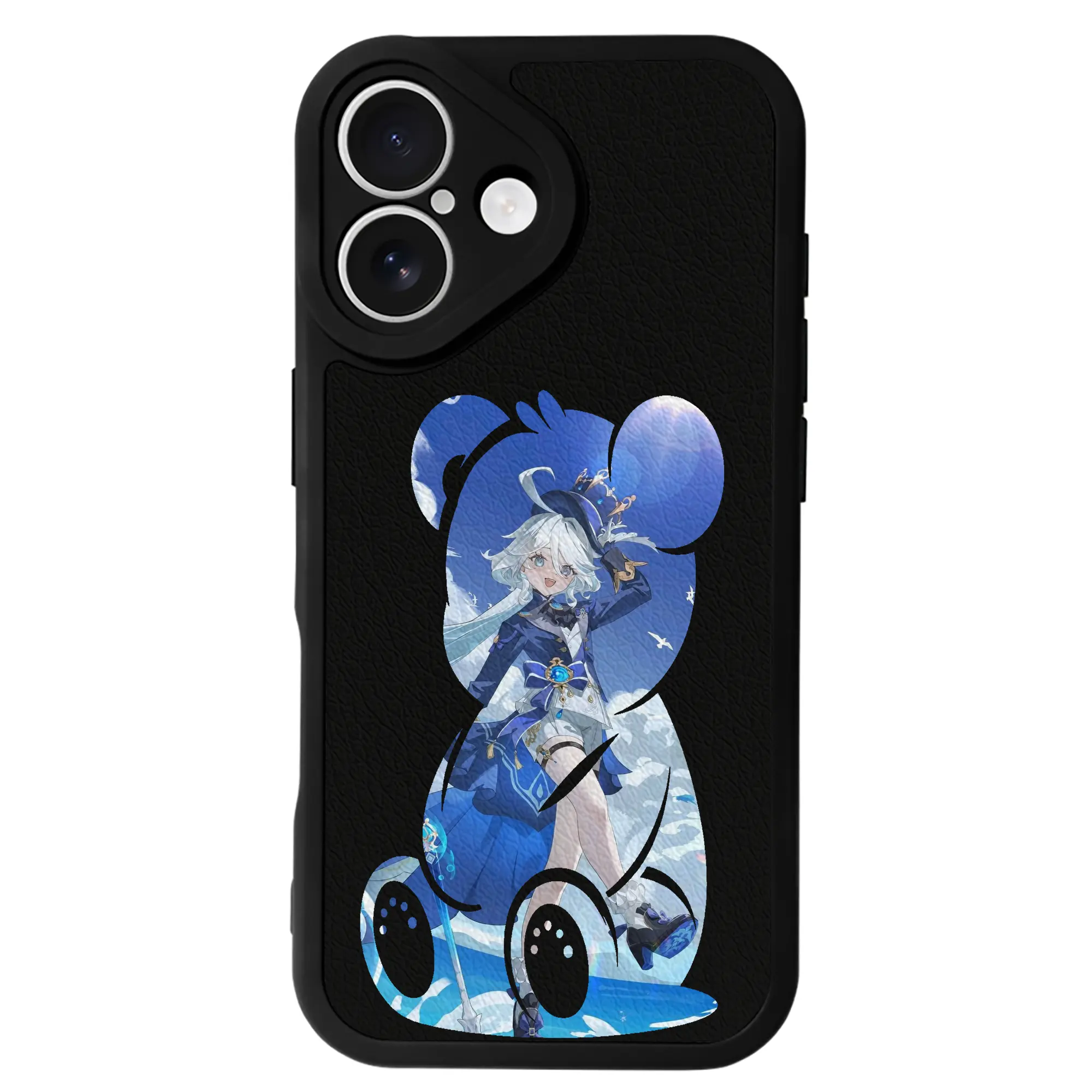 原 神 グッズ フリーナ - IPhone 16シリーズ対応 ・ シリコンスマホケース ・ レザー調 ・ 高精度フィット ・ 耐衝撃 ・ ワイヤレス充電対応 ・ 精密カット